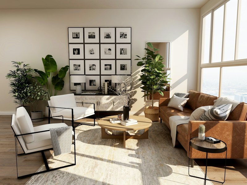 Bright, welcoming home interior
